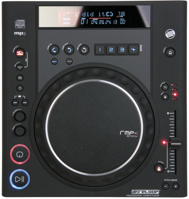 Hlavní obrázek Profesionální CD/DVD/USB/SD/MC přehrávače RELOOP RMP1 Scratch B MK2