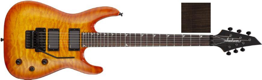 Hlavní obrázek Superstrat JACKSON SLATXMGQ3-6 Soloist Transparent Black