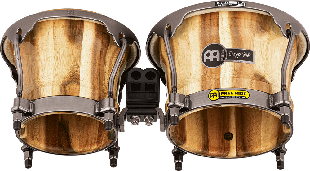 Hlavní obrázek Bonga MEINL DG400CW Artist Series Wood Bongo Diego Galé 7” x 8 1/2” - Calf Heads