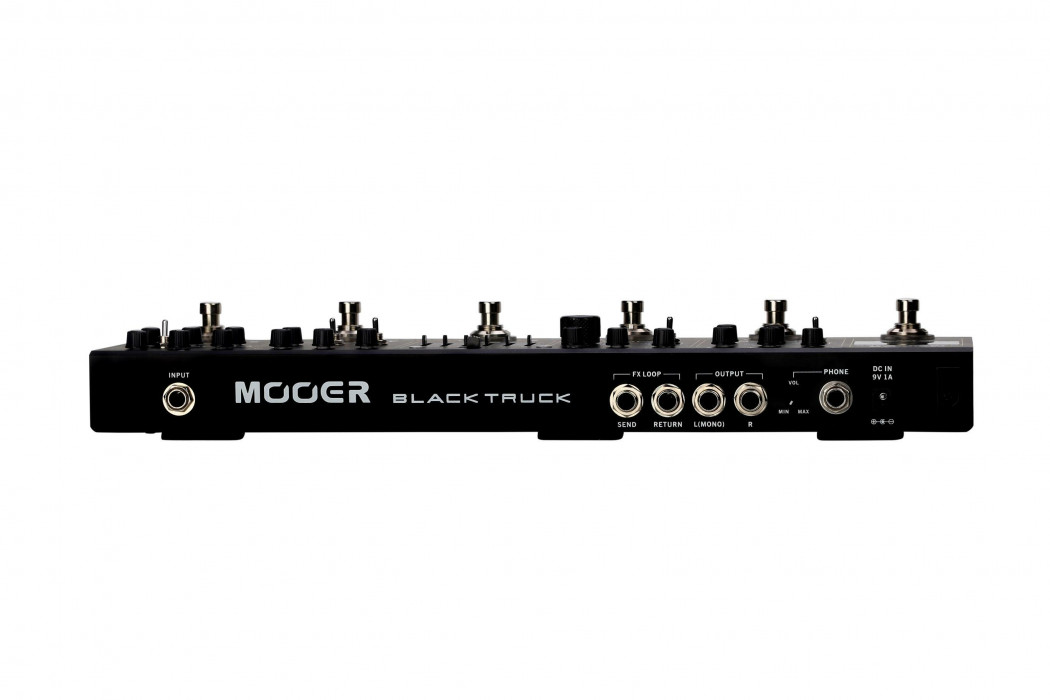 Hlavní obrázek Multiefekty, procesory MOOER Black Truck - Multi-Effects Pedal