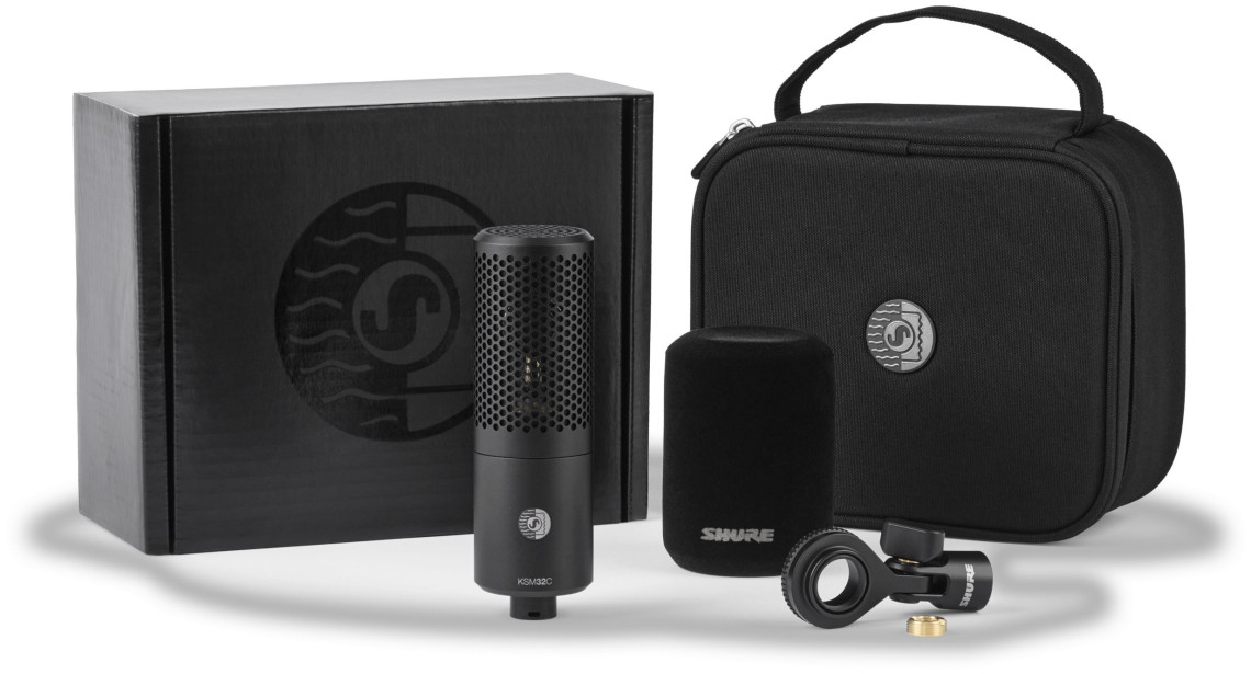 Hlavní obrázek Velkomembránové kondenzátorové mikrofony SHURE KSM32C/HM