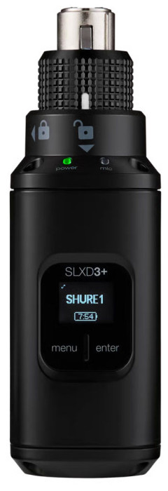 Hlavní obrázek S bateriovým přijímačem (ke kamerám) SHURE SLXD35+-S50