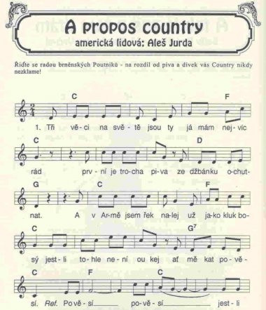 Hlavní obrázek Zpěvníky a učebnice PUBLIKACE Country zpěvník 3. díl