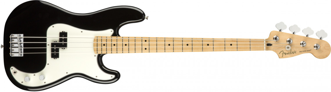 Levně Fender Player Precision Bass Black Maple