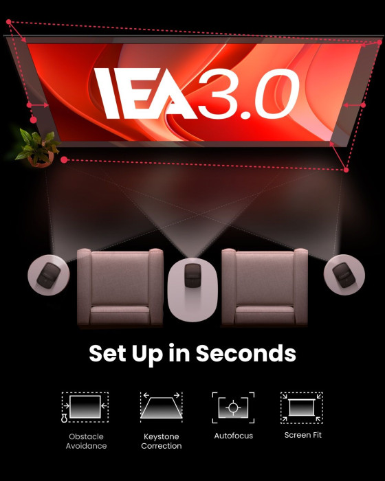 Hlavní obrázek Přenosné přehrávače a projektory ANKER Nebula Mars 3 Air A-Stock