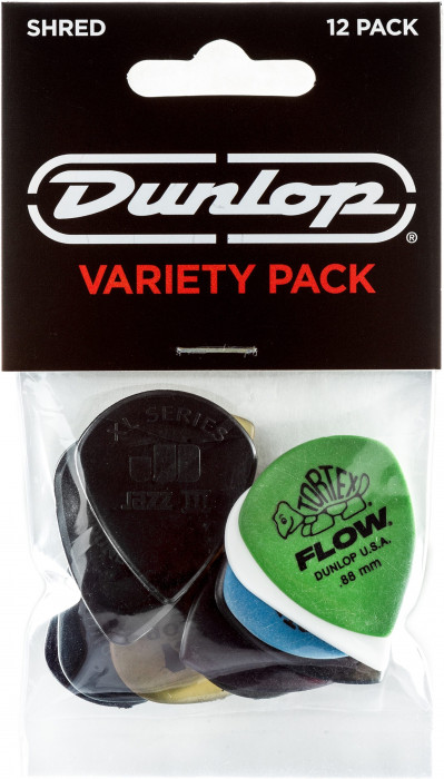 Dunlop PVP118 Shred Guitar Pick Variety 12 Pack