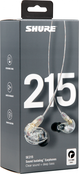 Hlavní obrázek Sluchátka do uší a pro In-Ear monitoring SHURE SE215-CL-EFS