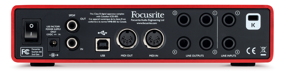 Hlavní obrázek USB zvukové karty FOCUSRITE Scarlett 6i6 2nd Gen