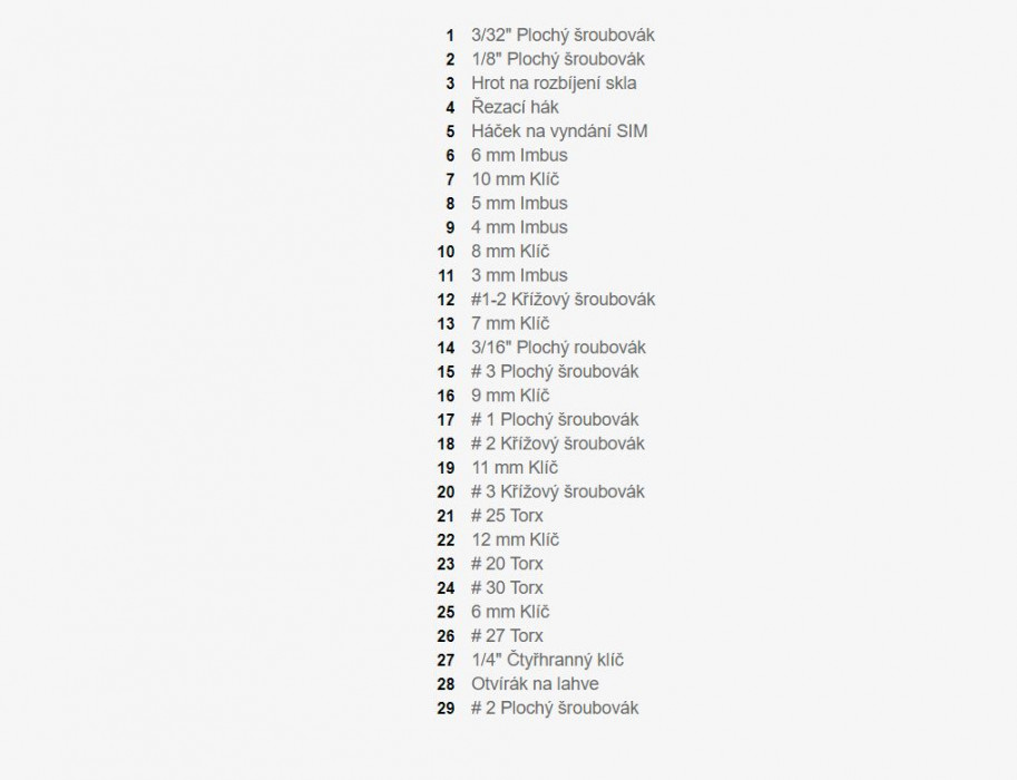 Hlavní obrázek Nářadí LEATHERMAN TREAD METRIC BLACK