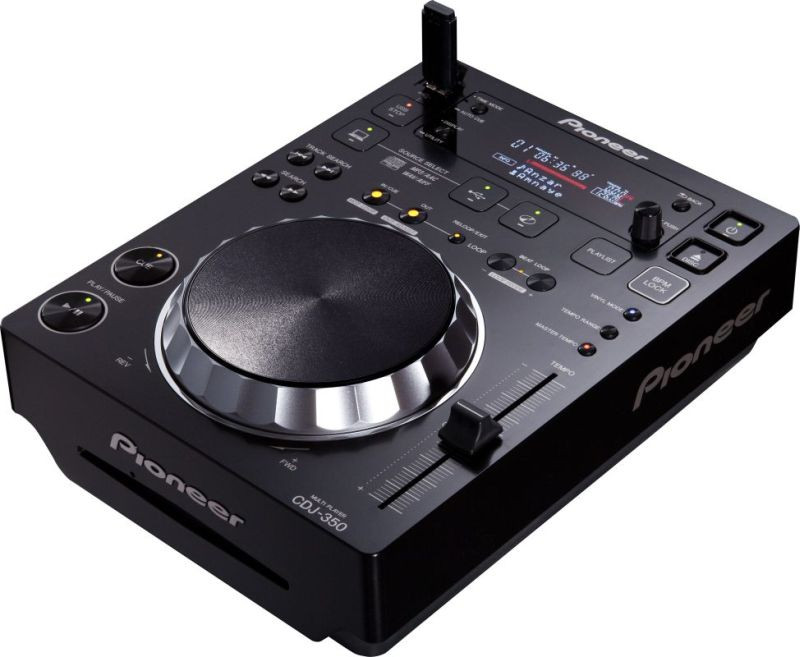 Hlavní obrázek Profesionální CD/DVD/USB/SD/MC přehrávače PIONEER DJ CDJ-350 BLK