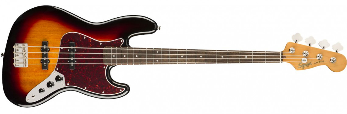 Levně Fender Squier Classic Vibe 60s Jazz Bass 3-Color Sunburst Laurel