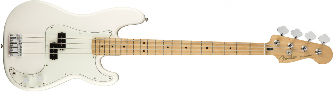 Levně Fender Player Precision Bass Polar White Maple