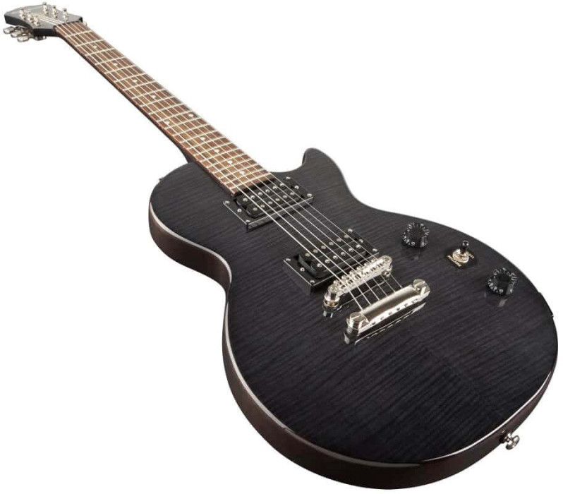 Hlavní obrázek Les Paul EPIPHONE Les Paul Special-II PlusTop - Trans Black Limited Edition