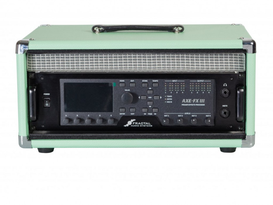 Hlavní obrázek Tvrdá pouzdra GATOR Vintage Amp Vibe Rack Case – 4U Seafoam Green