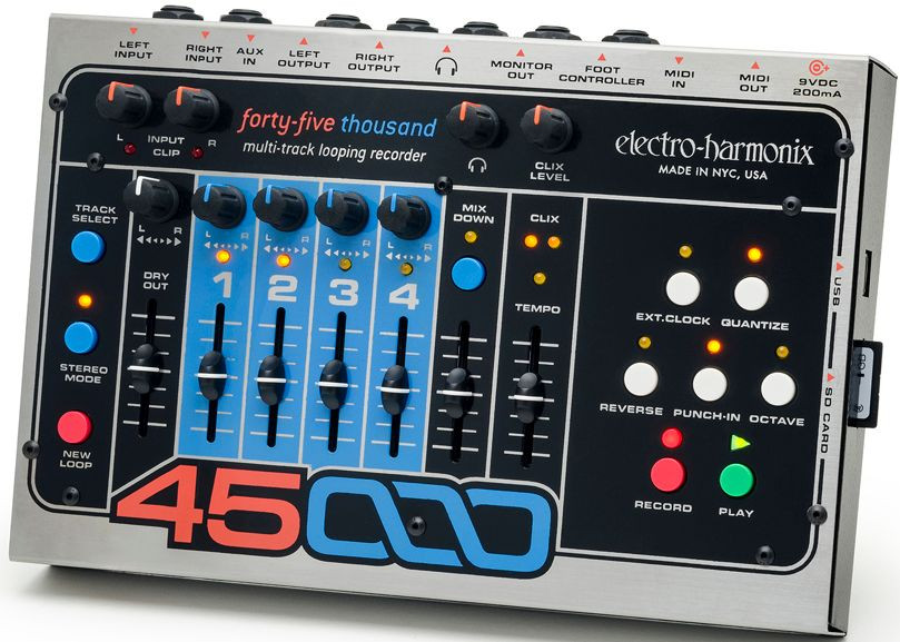Hlavní obrázek Looper ELECTRO HARMONIX 45000 MULTI-TRACK LOOPING RECORDER