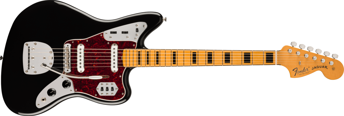 Levně Fender Vintera II `70s Jaguar - Black