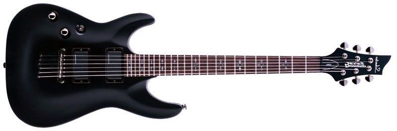Hlavní obrázek Levoruké SCHECTER Demon 6, Rosewood Fingerboard - Black Satin - Left Handed