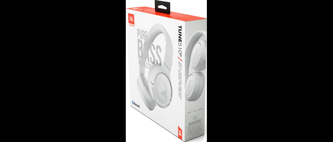 Hlavní obrázek Bezdrátová na uši JBL Tune 510BT White