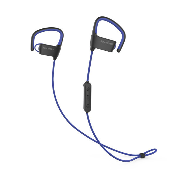 Hlavní obrázek Bezdrátová do uší ANKER SoundCore ARC Bluetooth sportovní sluchátka (černá + modrá)