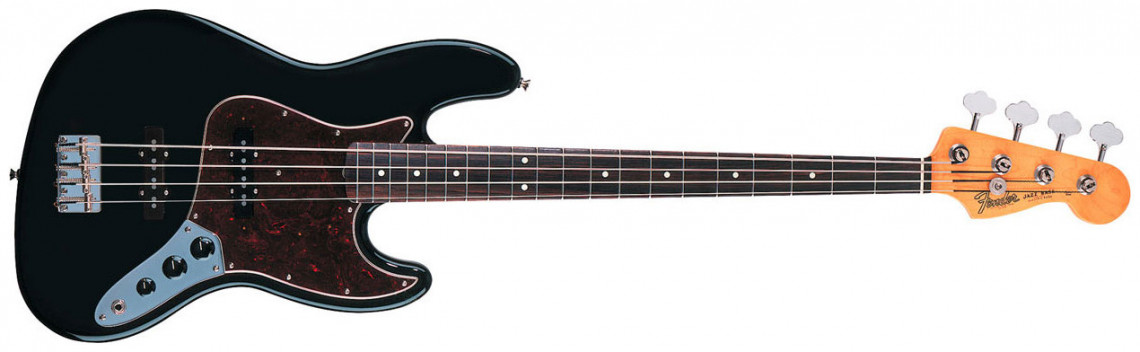 Hlavní obrázek JB modely FENDER 60s Jazz Bass®, Rosewood Fingerboard, Black, 4-Ply Brown Shell Pickguard
