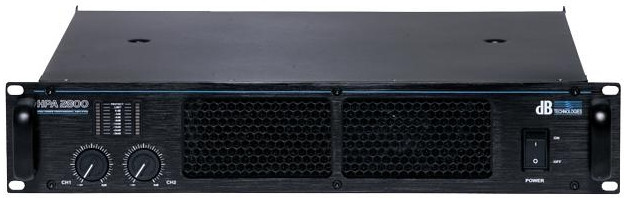 Hlavní obrázek Dvoukanálové zesilovače DB TECHNOLOGIES HPA 2800