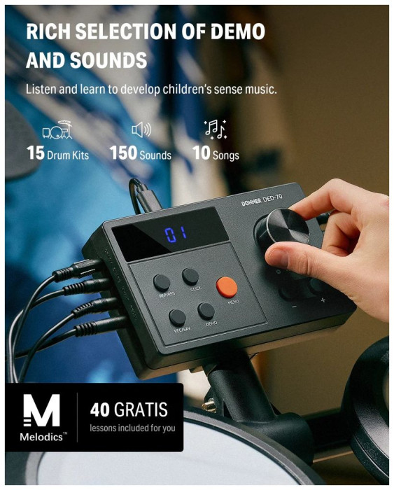 Hlavní obrázek Elektronické soupravy DONNER DED-70