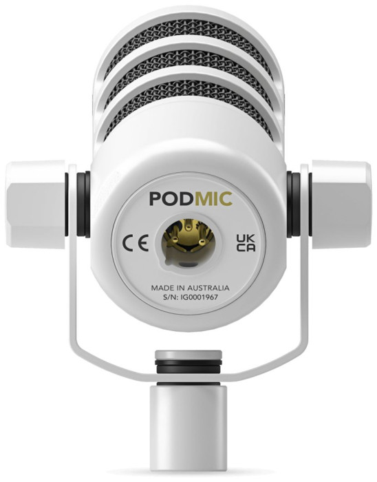 Hlavní obrázek Mikrofony pro rozhlasové vysílání RODE PodMic - White