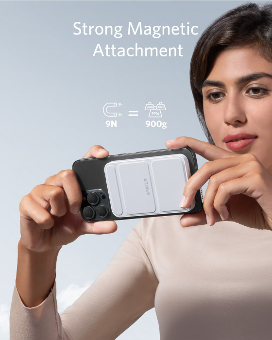 Hlavní obrázek Powerbanky a nabíječky ANKER PowerCore Mag-Go 5K, White