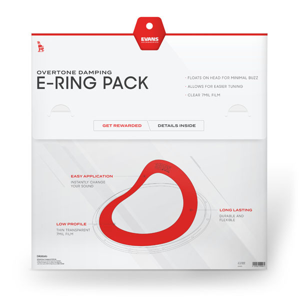 Hlavní obrázek Tlumící kroužky na blány EVANS E-Rings™ Filler 16”x2”