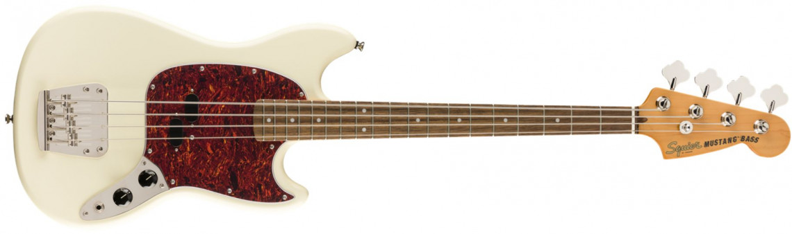 Hlavní obrázek Alternativní  FENDER SQUIER Classic Vibe Mustang Bass 60s Olympic White Laurel