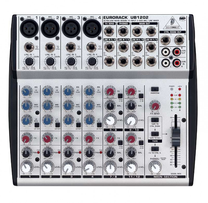 Hlavní obrázek Mixážní pulty bez efektu BEHRINGER EURORACK UB1202