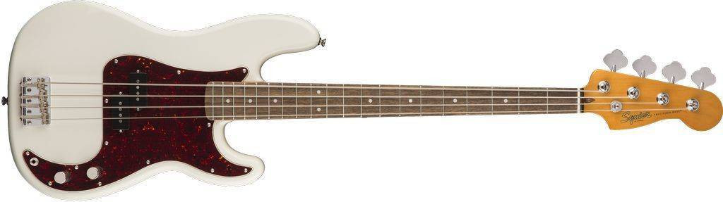 E-shop Fender Squier Classic Vibe 60s Precision Bass Olympic White Laurel