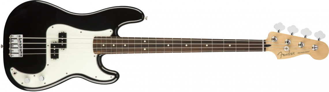 Levně Fender Player Precision Bass Black Pau Ferro