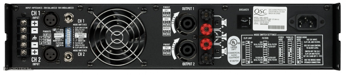 Hlavní obrázek Dvoukanálové zesilovače QSC RMX2450a