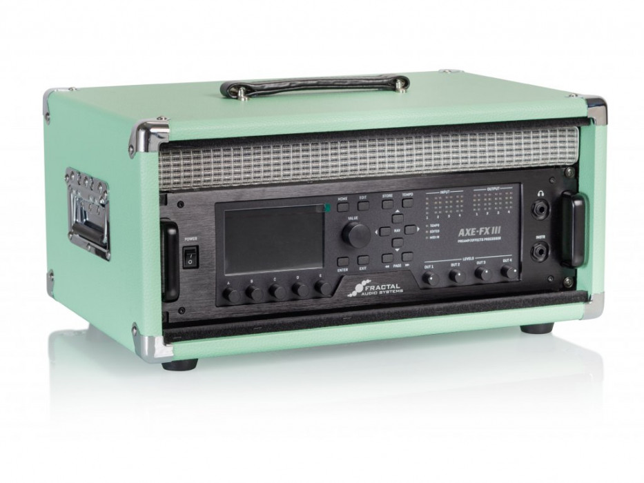 Hlavní obrázek Tvrdá pouzdra GATOR Vintage Amp Vibe Rack Case – 4U Seafoam Green