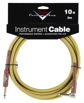 Hlavní obrázek 1-4m FENDER Custom Shop Performance Series Cable, 10', Angled, Tweed