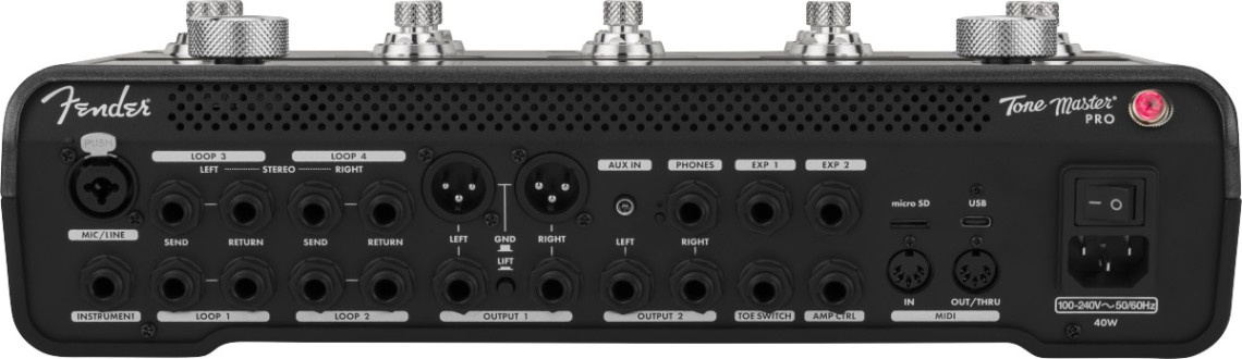 Hlavní obrázek Multiefekty, procesory FENDER Tone Master Pro