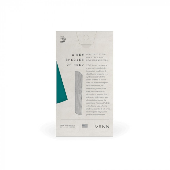 Hlavní obrázek Bb klarinet D'ADDARIO VBB0130G2 VENN Gen. 2 - Bb Clarinet Reed 3.0