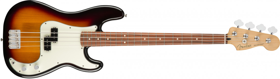 E-shop Fender Player Precision Bass 3-Color Sunburst Pau Ferro
