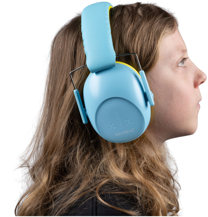Hlavní obrázek Ochrana sluchu SOUNDEUS HearProtect P1-K5 Justin Kids Ear muffs - Blue