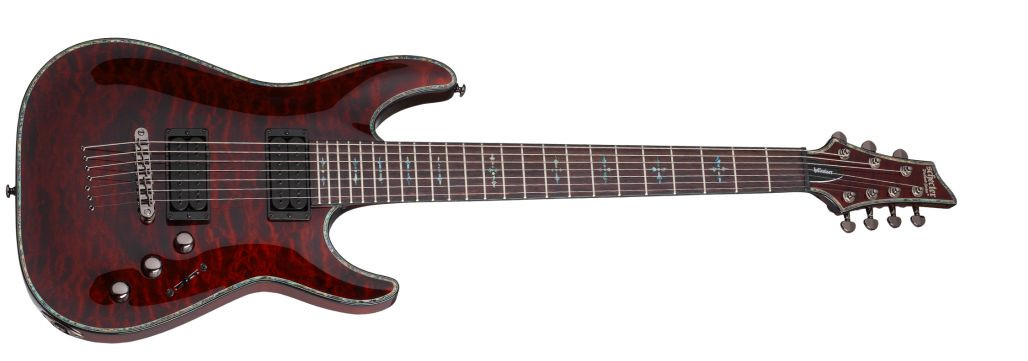 Hlavní obrázek 7strunné SCHECTER Hellraiser C-7 Passive Black Cherry