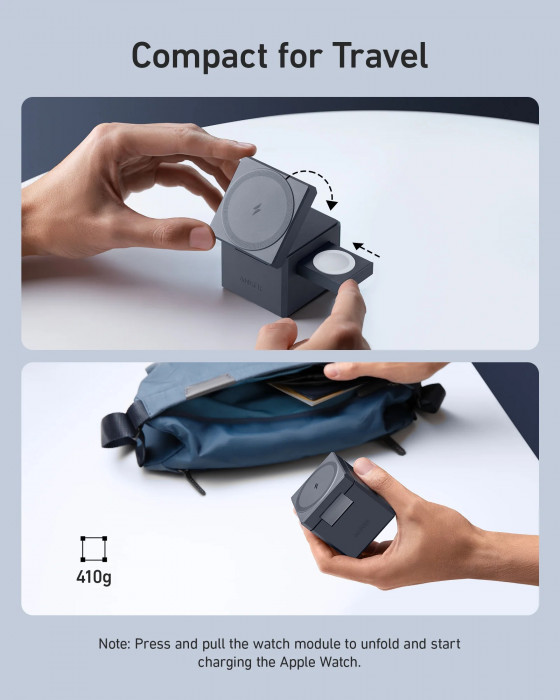 Hlavní obrázek Powerbanky a nabíječky ANKER 3 in 1 Cube MagGo