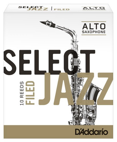 Hlavní obrázek Alt saxofon RICO RSF10ASX2S Select Jazz - Alto Saxophone Reeds - Filed - 2 Soft - 10 Box