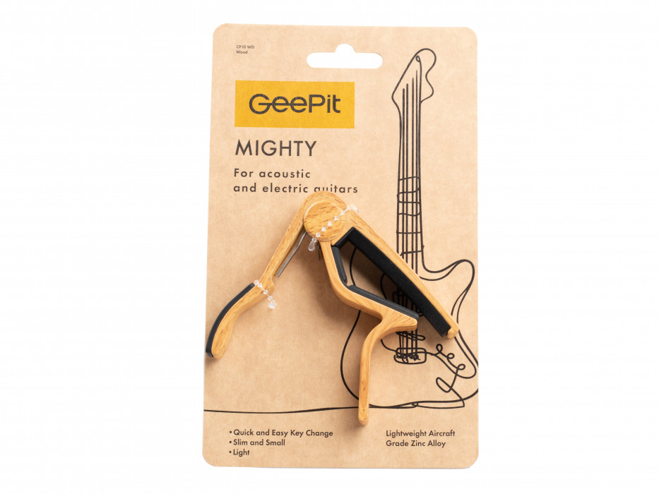 Hlavní obrázek Kapodastry pro akustické a elektrické kytary GEEPIT Mighty Wood