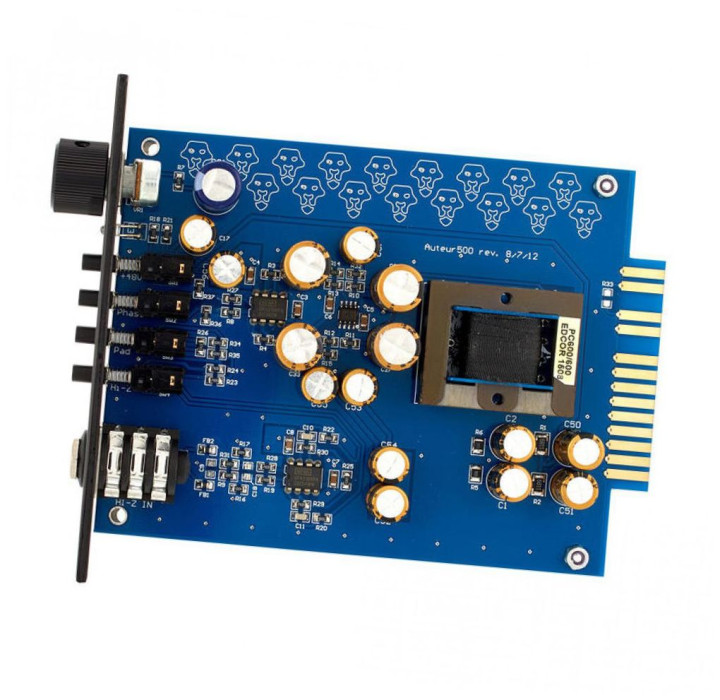 Hlavní obrázek API 500 a RackPack předzesilovače BLACK LION AUDIO Auteur mkII 500