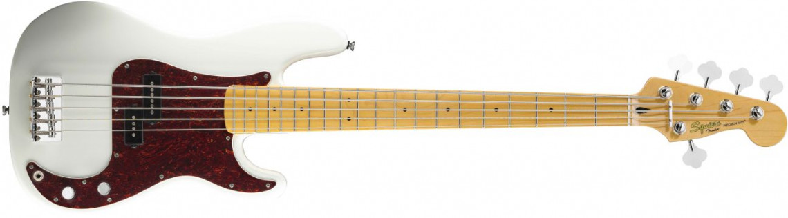Hlavní obrázek 5strunné FENDER SQUIER Squier Vintage Modified Precision Bass V Olympic White Maple