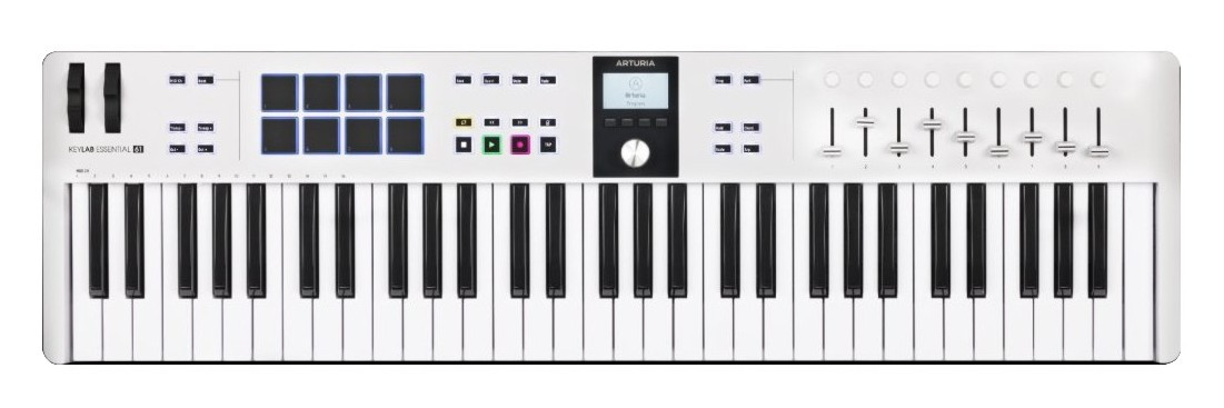 Hlavní obrázek MIDI keyboardy ARTURIA KeyLab Essential 61 mk3 - White