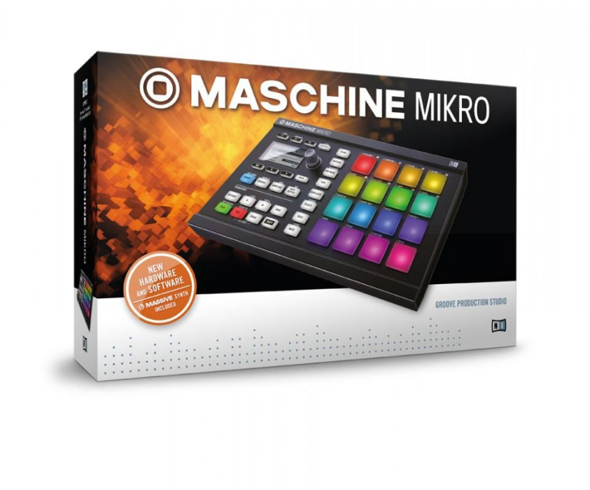 Hlavní obrázek DJ kontrolery NATIVE INSTRUMENTS Maschine Mikro MK2 Black