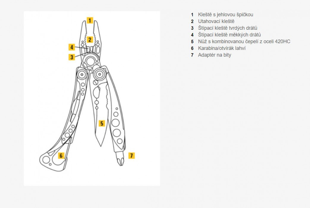 Hlavní obrázek Nářadí LEATHERMAN Skeletool