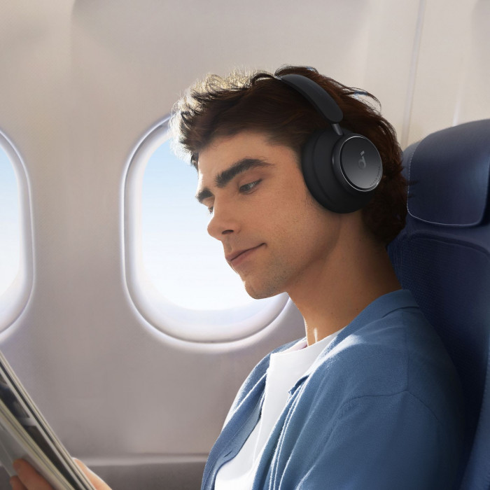 Hlavní obrázek Na uši (s kabelem) ANKER Soundcore Space Q45 Black